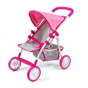 Detský športový kočík pre bábiky Milly Mally Natalie Prestige Pink - MILLY MALLY