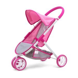 Detský golfový kočík pre bábiky Milly Mally Susie Prestige Pink - MILLY MALLY