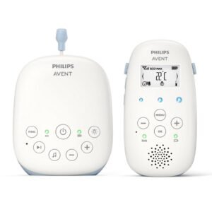Digitálna detská opatrovateľka Baby DECT SCD715/52 – praktická výbava pre bábätko