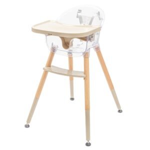 Jedálenská stolička Baby Mix Ingrid wooden beige - BABY MIX