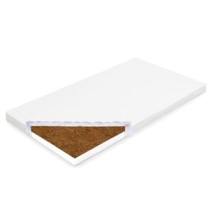 Detský matrac New Baby BASIC 120x60x5 cm kokos-molitan biely - NEW BABY