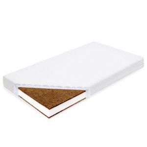 Detský matrac New Baby STANDARD 120x60x11 cm kokos-molitan-kokos biely - NEW BABY