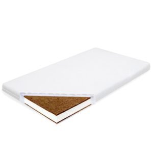 Detský matrac New Baby STANDARD 140x70x8 cm kokos-molitan-kokos biely - NEW BABY