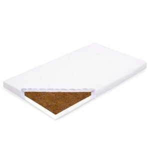 Detský matrac New Baby STANDARD 140x70x7 cm kokos-molitan biely - NEW BABY