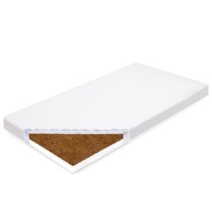Detský matrac New Baby STANDARD 160x80x10 cm kokos-molitan biely - NEW BABY