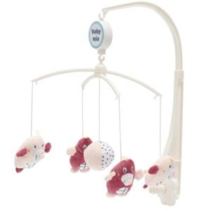Kolotoč nad postieľku Baby Mix Krtkovia ružový - BABY MIX