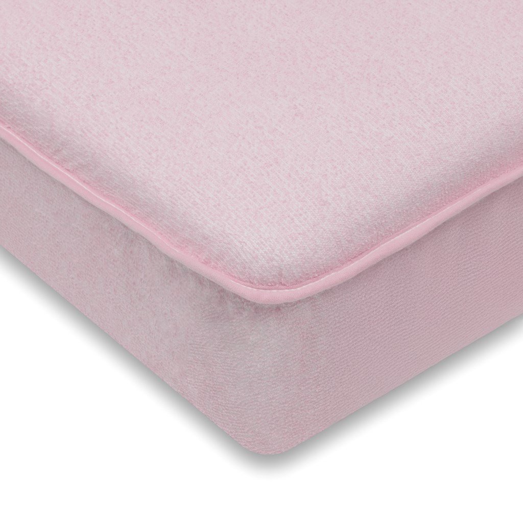 Nepremokavé prestieradlo do postieľky 120×60 cm, 60×120 cm, ružové – mäkký základ pre pohodlný spánok