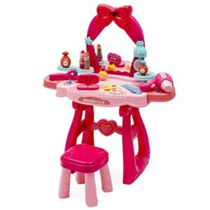 Detský toaletný stolík s hudbou a stoličkou BABY MIX - BABY MIX