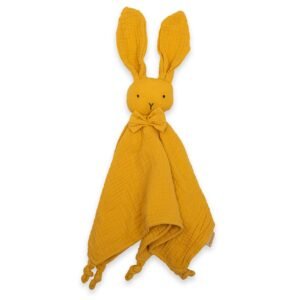 Mušelínový usínáčik New Baby Rabbit mustard - NEW BABY