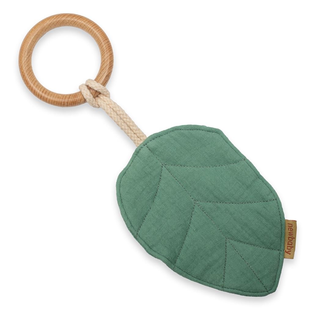 Detské hryzátko New Baby Leaf mint - NEW BABY