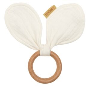 Kúsok s listami New Baby Ears white - NEW BABY