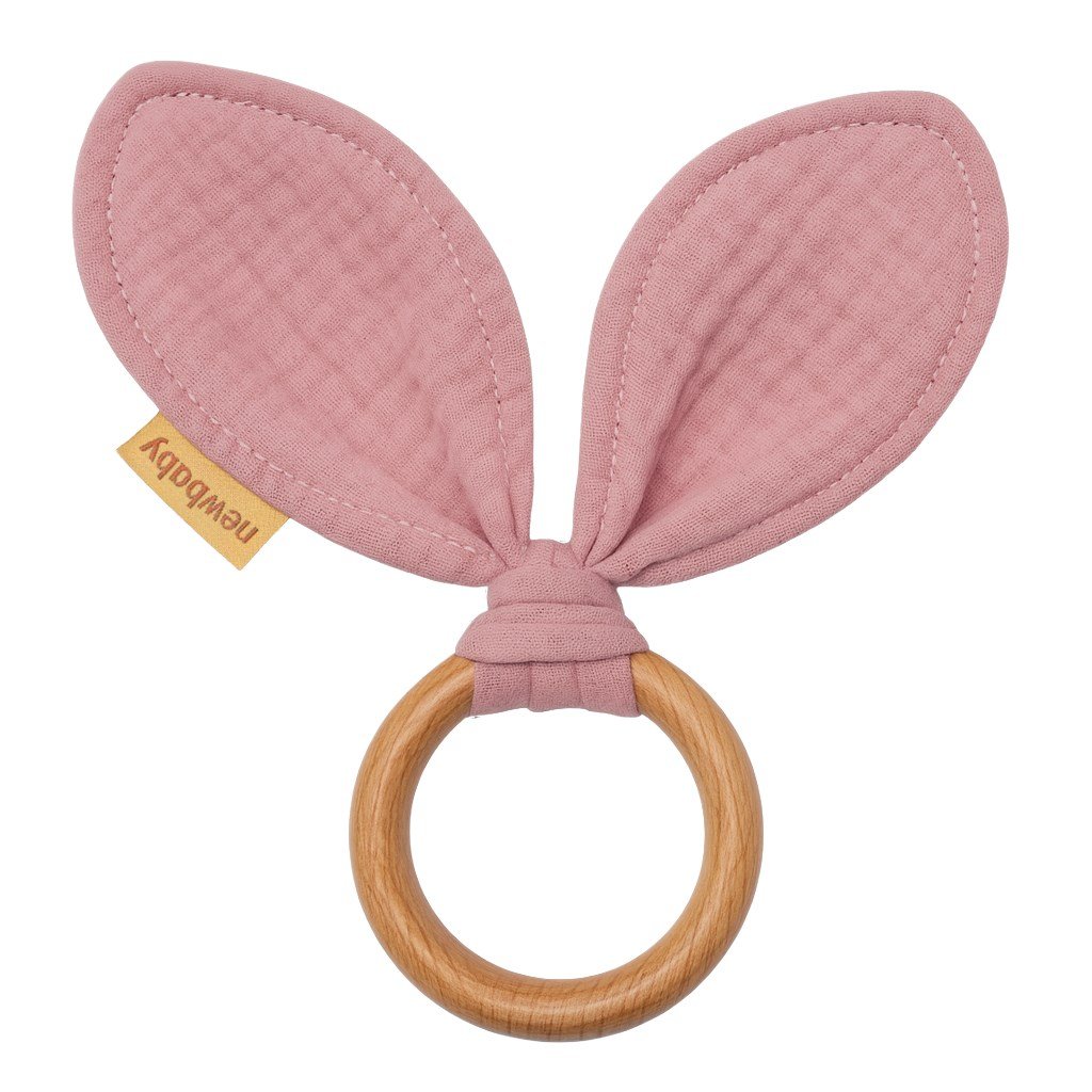Kúsok s listami New Baby Ears pink - NEW BABY