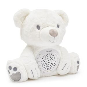 Plyšový ľadový medveď s projektorom a hudbou Baby Mix - FUNMUCH