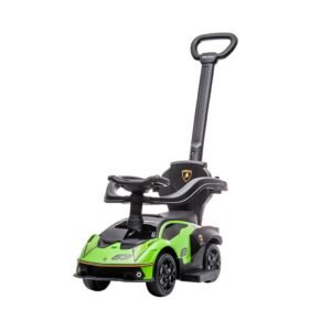 Odrážadlo s vodiacou tyčou LAMBORGHINI ESSENZA SC V12 Milly Mally zelené - MILLY MALLY