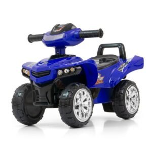 Detské odrážadlo so zvukom Štvorkolka Milly Mally Monster Navy - MILLY MALLY