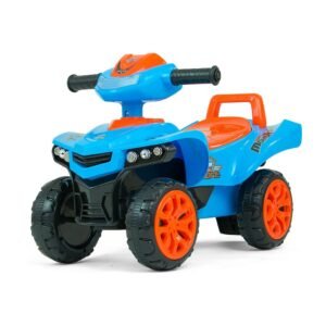 Detské odrážadlo so zvukom Štvorkolka Milly Mally Monster Blue - MILLY MALLY