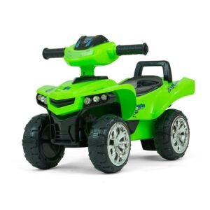 Detské odrážadlo so zvukom Štvorkolka Milly Mally Monster Green - MILLY MALLY