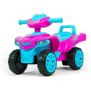 Detské odrážadlo so zvukom Štvorkolka Milly Mally Monster Pink - MILLY MALLY