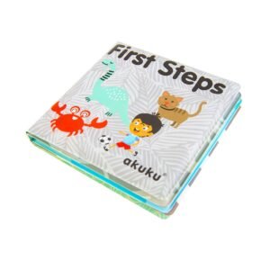 Prvá detská pískacia knižka do vody Akuku First Steps - AKUKU
