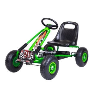 Detská šliapacia motokára Go-kart Baby Mix Razor zelená - BABY MIX
