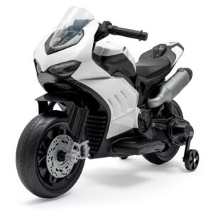 Detská elektrická motorka Baby Mix Supersport biela - BABY MIX