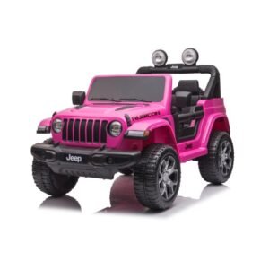 Detské elektrické autíčko Baby Mix Jeep Wrangler Rubicon ružové - BABY MIX