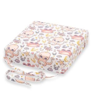 Detský podsedák na stoličku New Baby BASIC Chobotnice pink - NEW BABY