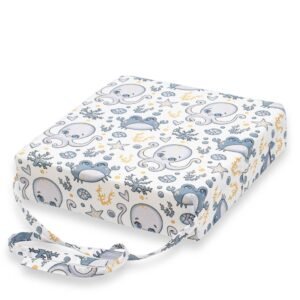 Detský podsedák na stoličku New Baby BASIC chobotnice blue - NEW BABY