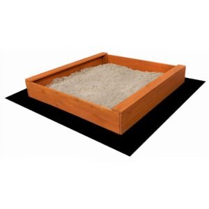 Detské drevené pieskovisko s lavičkami Baby Mix 120x120 cm - BABY MIX