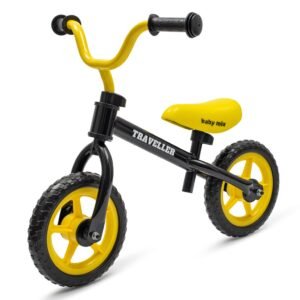 Detský balančný bicykel Baby Mix Traveller čierny - BABY MIX