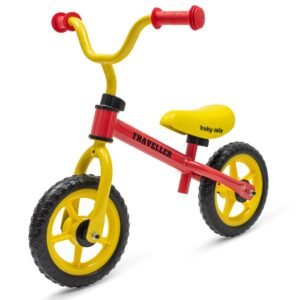 Detský balančný bicykel Baby Mix Traveller červený - BABY MIX