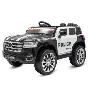 Detské elektrické autíčko Baby Mix Police 4x4 čierne - BABY MIX