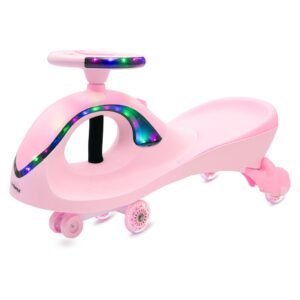 Gravitačné odrážadlo pre deti s LED Baby Mix G-Force ružové - BABY MIX