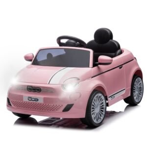 Elektrické autíčko Milly Mally Fiat 500e ružové - MILLY MALLY