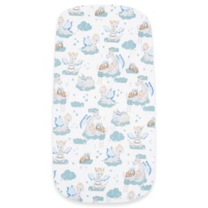 Bavlnené prestieradlo do kočíka New Baby Dráčik 35x75 cm - NEW BABY
