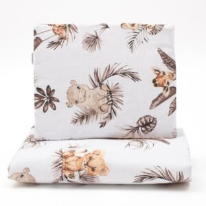 Detský vankúš Obojstranný z Velvet bavlny kočíka 30×25 cm, 75×50 cm – pohodlie pri spánku a oddychu