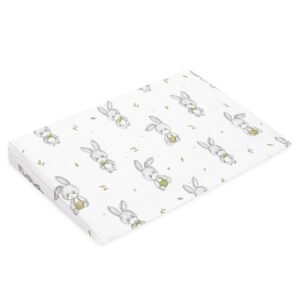 Klinový vankúš pre bábätko Mušelínový - 59x37cm bunny 59×37 cm – pohodlie pri spánku a oddychu