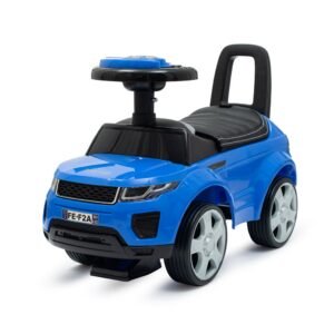 Detské odrážadlo SUV Baby Mix Prime modré v koži - BABY MIX