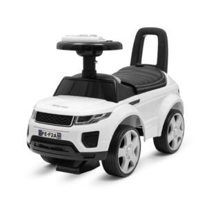 Detské odrážadlo SUV Baby Mix Prime biele v koži - BABY MIX
