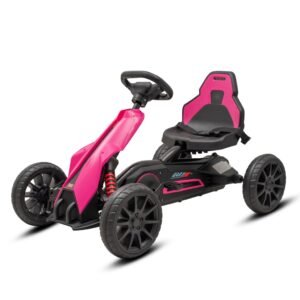 Detská šliapacia motokára Go-kart Baby Mix Speedster ružová - BABY MIX