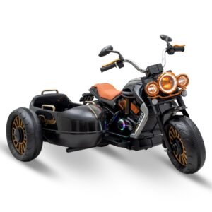 Detská elektrická motorka SideCar Baby Mix čierna - BABY MIX