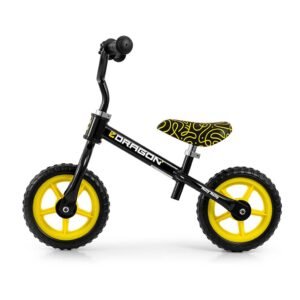 Detský balančný bicykel Milly Mally Dragon black - MILLY MALLY