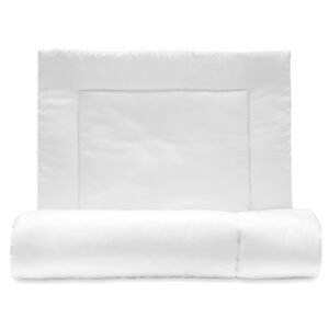 posteľné obliečky do postieľky s motívom výplne z mikrovlákna perinka 60×40 cm, 90×120 cm, 40×60 cm, 100×135 cm, 90/120, biela – zútulnenie detskej izby