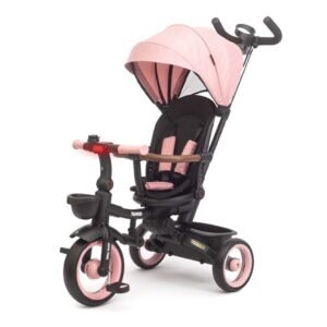 Luxusná detská trojkolka s osvetlením Milly Mally Twinkle pink - MILLY MALLY