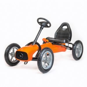 Detská šliapacia motokára Go-kart Baby Mix Buggy oranžová (Poškodený obal) - BABY MIX