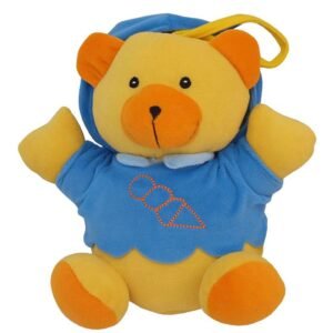 Detská plyšová hračka s hracím strojčekom Baby Mix medvedík modrý - BABY MIX