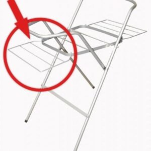 Sušiak k držiaku na vaničku 38×19 cm, biely – praktické odkladanie po kúpaní