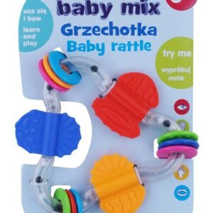 Detské hrkálka Baby Mix farebný trojuholník - BABY MIX