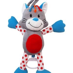 Detská plyšová hračka s hracím strojčekom Baby Mix mačka - BABY MIX