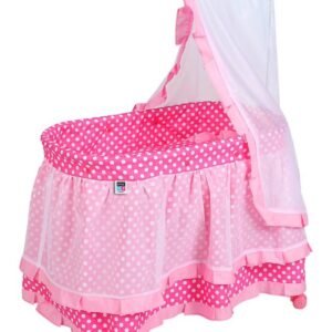 Košík pre bábiky Baby Mix Nikolka svetlo ružový - BABY MIX